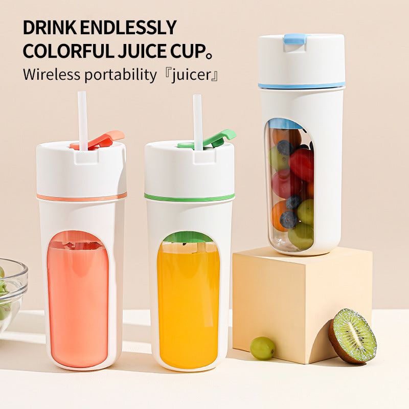 Kitchen Electric Juicer USB Charging Wireless Juices Blender Fruit Orange Mixer Squeezer Machine Ice Crush Cup Food Processor 2 Sold